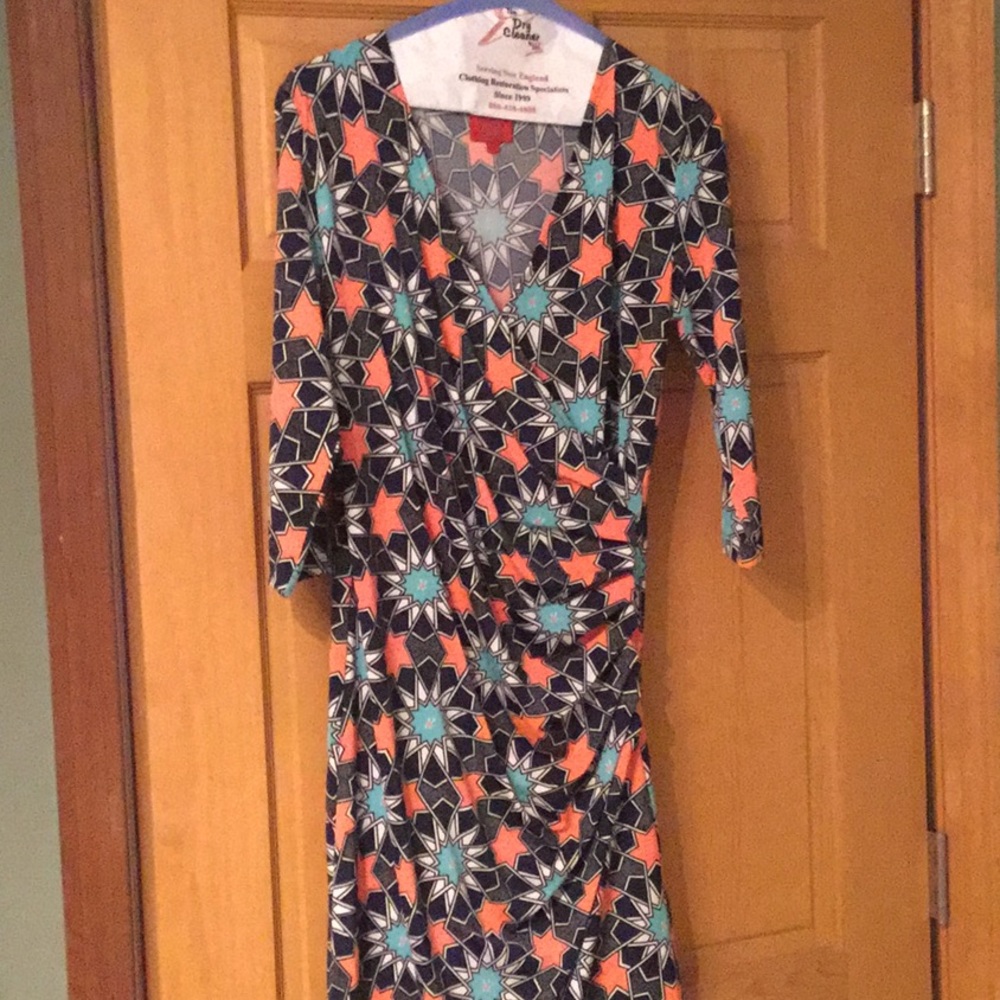 Tracy Negoshian Faux wrap dress